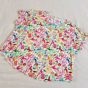 Cute Vintage Cottage Print Top